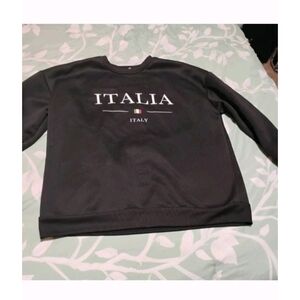 Italina Black Men's Sweatshirt